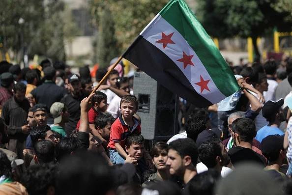 من احتفالات السوريين بذكرى ثورتهم