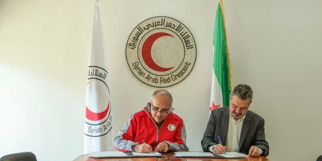 الهلال الأحمر السوري يوقع 15 اتفاقية إنسانية جديدة