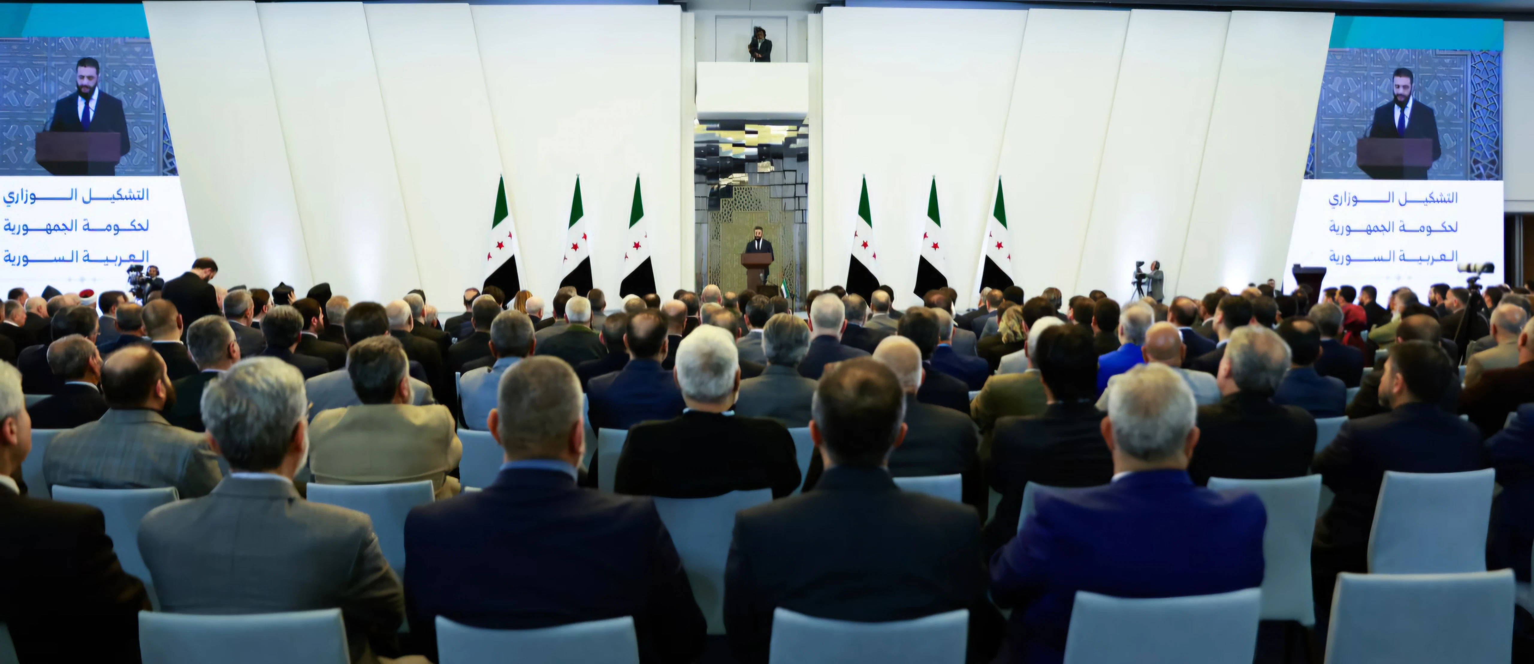 الرئيس أحمد الشرع يعلن تشكيل الحكومة السورية الجديد/ساناا