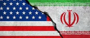 علم الولايات المتحدة وعلم إيران