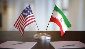 علم أمريكا، وعلم إيران