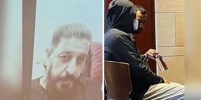 صورة للحفاظ القبور " اثناء تقديم شهادته في المانيا / سانا