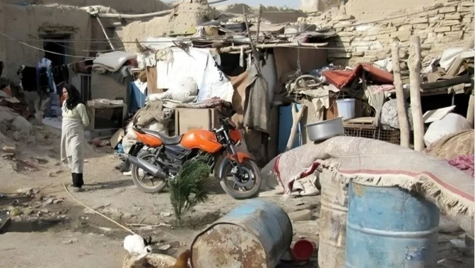 أحد الأحياء الفقيرة بإيران