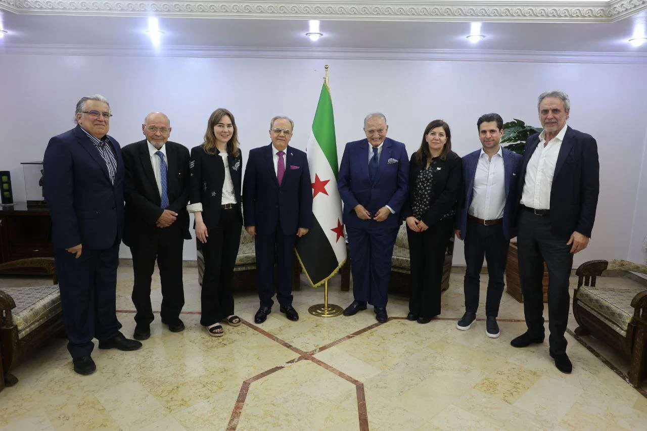 نجل مؤسس جامعة دمشق في زيارة لوزارة التعليم العالي.