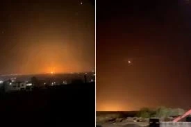 ضربات اسرائيلية على مواقع ايرانية