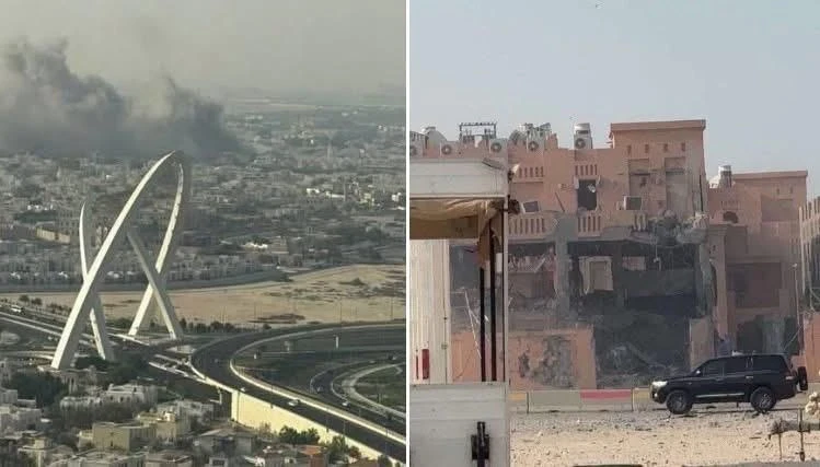 أماكن استهداف قادة حماس في قطر المصدر: مواقع التواصل