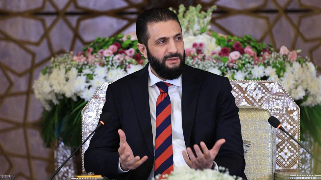 الرئيس السوري أحمد الشرع