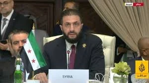 الرئيس أحمد الشرع في قمة الدوحة