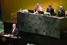 رئيس الورزاء الاسترالي أنوتوني ألبانيزي في مؤتمر نيويورك حول حل الدولتين