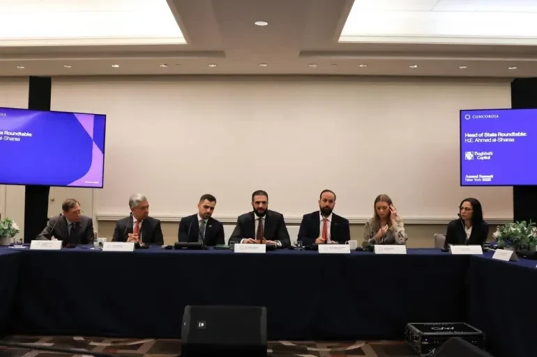 مشاركة شركات مدرجة ضمن فورتشن 500 تعكس جدية المستثمرين الأميركيين في دخول السوق السورية (الرئاسة السورية)