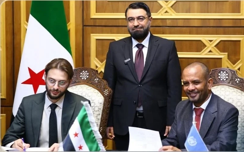 مذكرة تفاهم بين وزارة العدل السورية وبرنامج الأمم المتحدة الإنمائي بقيمة 1.25 مليون دولار