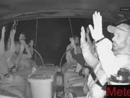 احد قوارب اسطول الصمود بعد هجوم اسرائيلي عليه