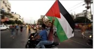 احتفال بغزة بعد وقف الحرب