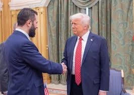 الرئيس الامريكي دونالد ترامب والرئيس السوري أحمد الشرع