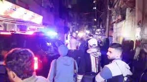 مكان الانفجار في المزة