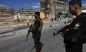 قوات أمن سورية في اللاذقية