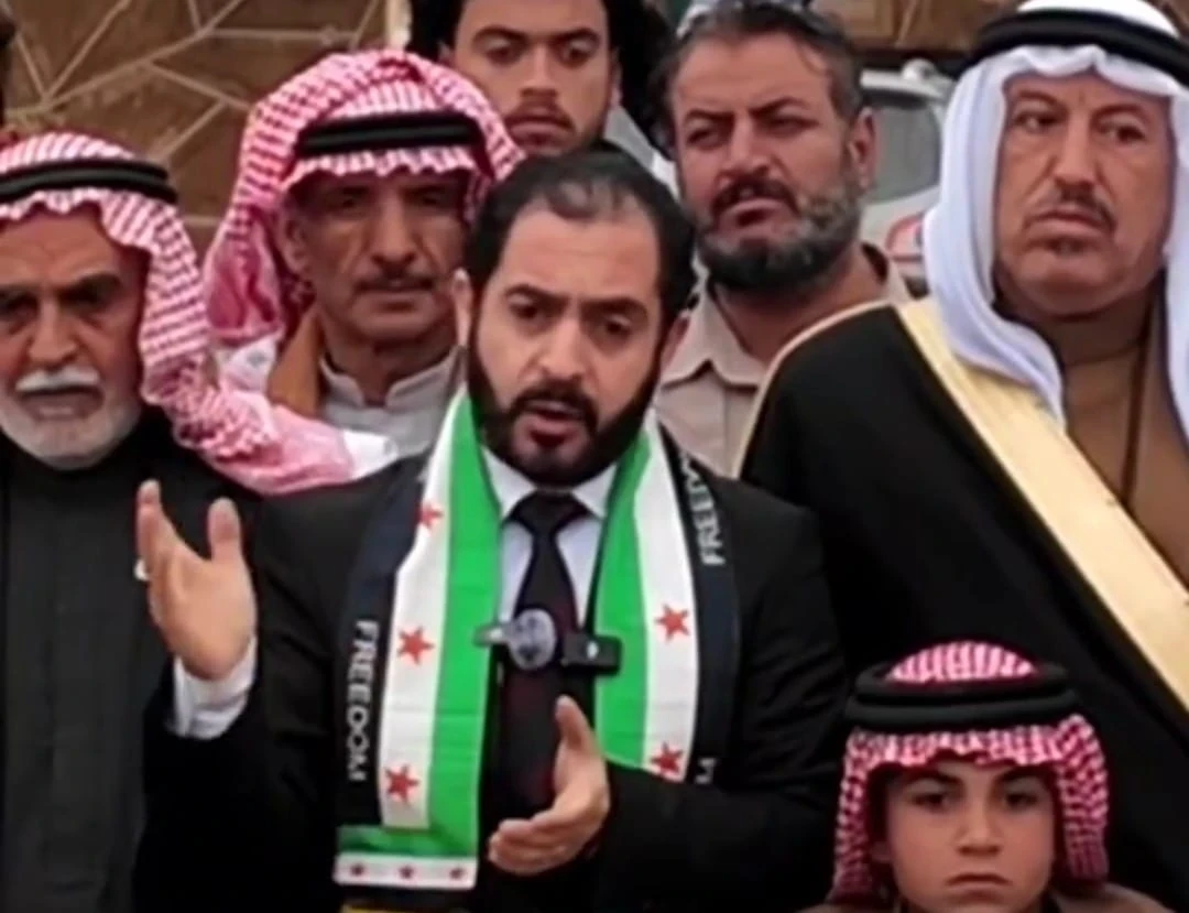 الدكتور عبد المنعم زين الدين في منطقة الشدادي بريف الحسكة