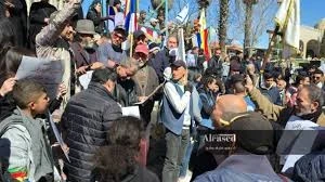 مظاهرة القانون والكرامة في ساحة يوسف العظمة