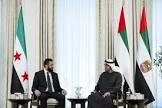 الرئيس السوري أحمد الشرع ورئيس الامارات محمد بن زايد