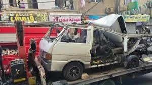 انغجار بسيارة نقل في دمشق