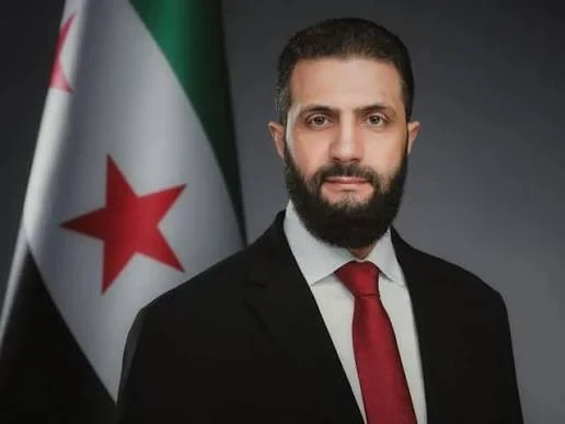 الرئيس السوري أحمد الشرع