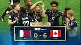 لقطة من مباراة كندا وقطر