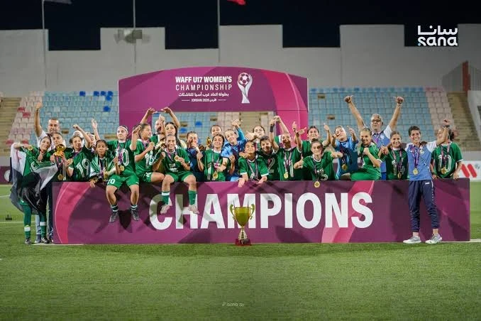 فوز الناشئات السوريات ببطولة  غرب آسيا لكرة القدم