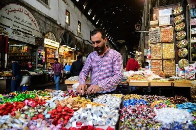 احد الاسواق في دمشق
