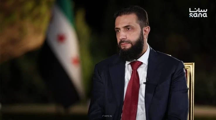 الرئيس السوري أحمد الشرع